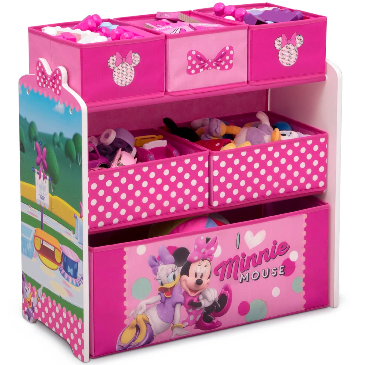Disney® Minnie Mouse 6 Bin Design & Store Toy Organizer